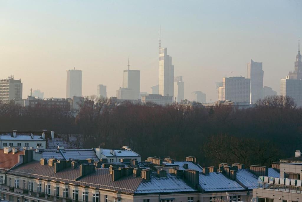 Wawaview! Studio With An Amazing View! Powisle. Warschau Exterior foto