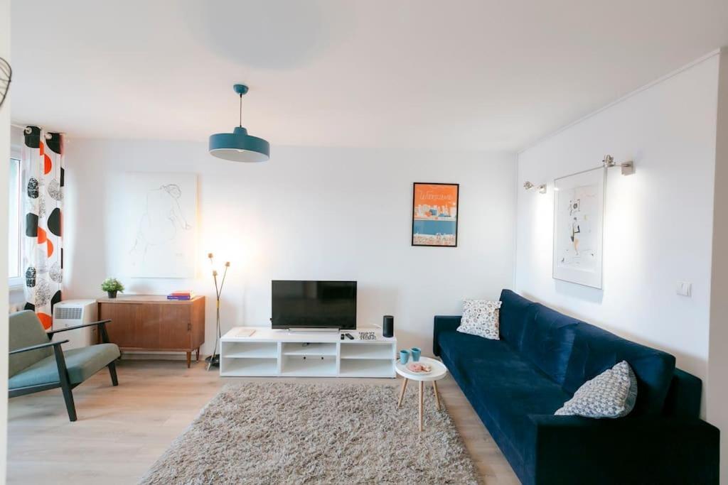 Wawaview! Studio With An Amazing View! Powisle. Warschau Exterior foto