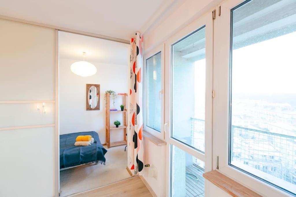 Wawaview! Studio With An Amazing View! Powisle. Warschau Exterior foto