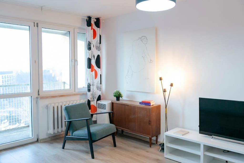 Wawaview! Studio With An Amazing View! Powisle. Warschau Exterior foto